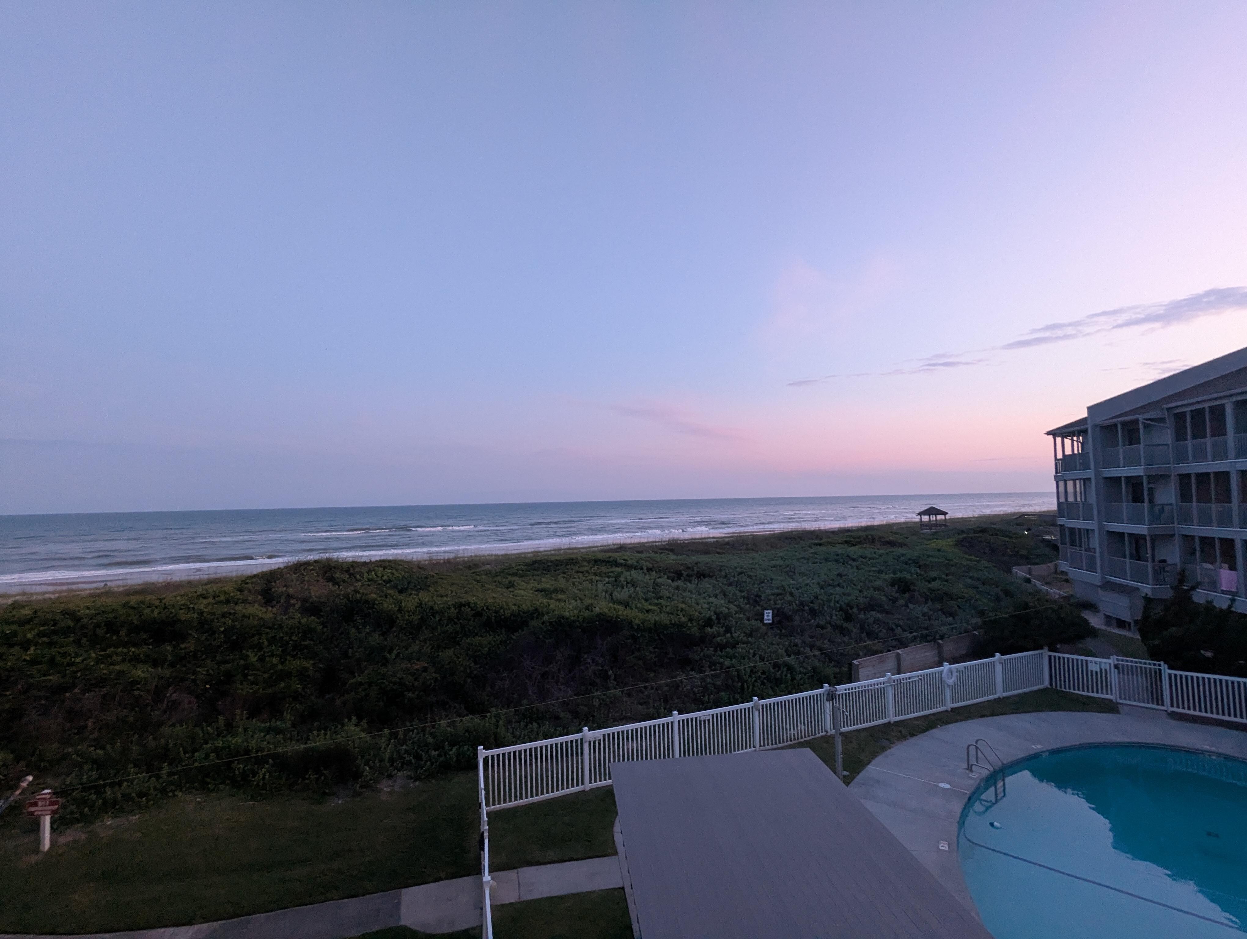 Sunset from the porch