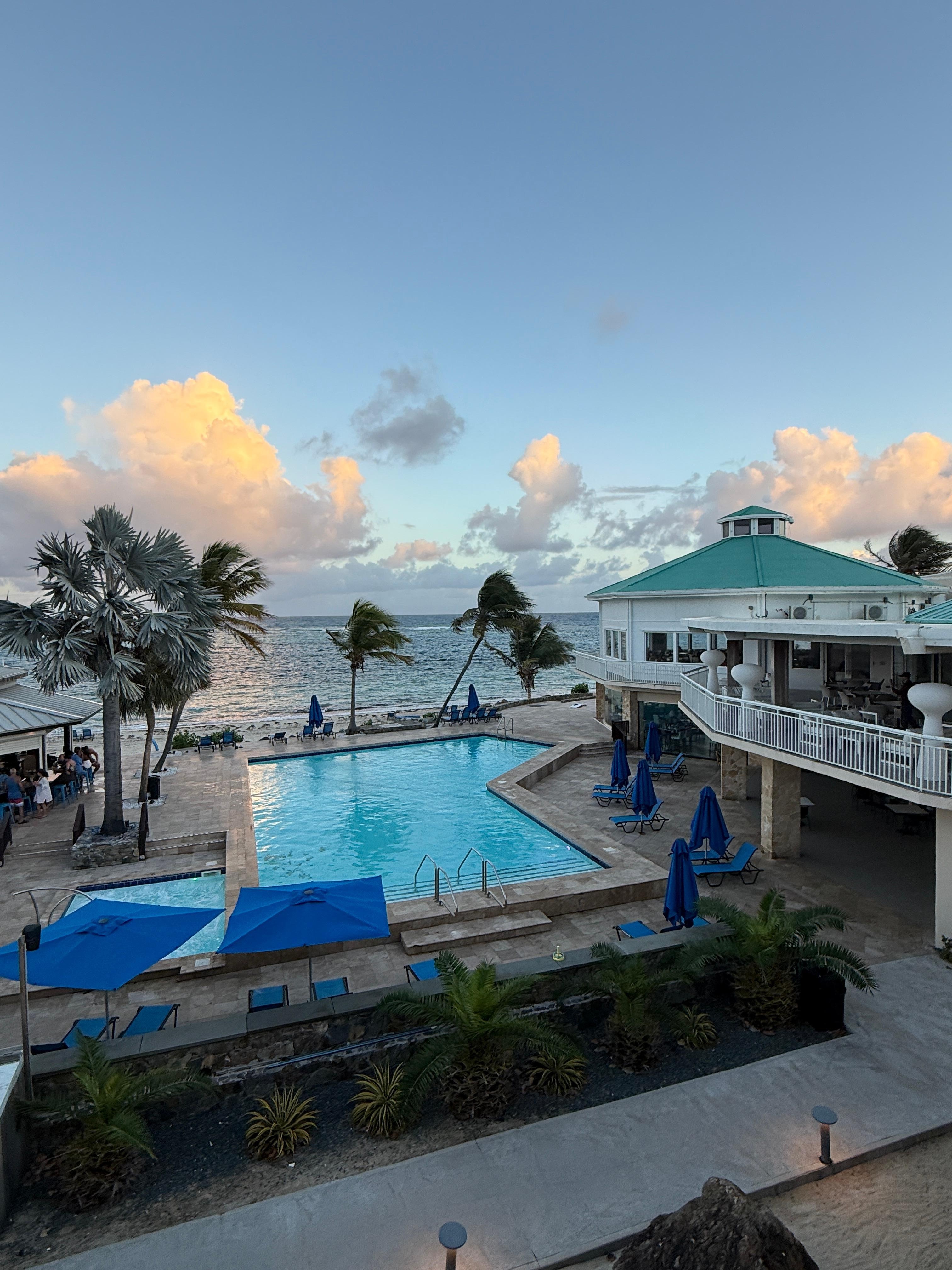 View from our balcony 