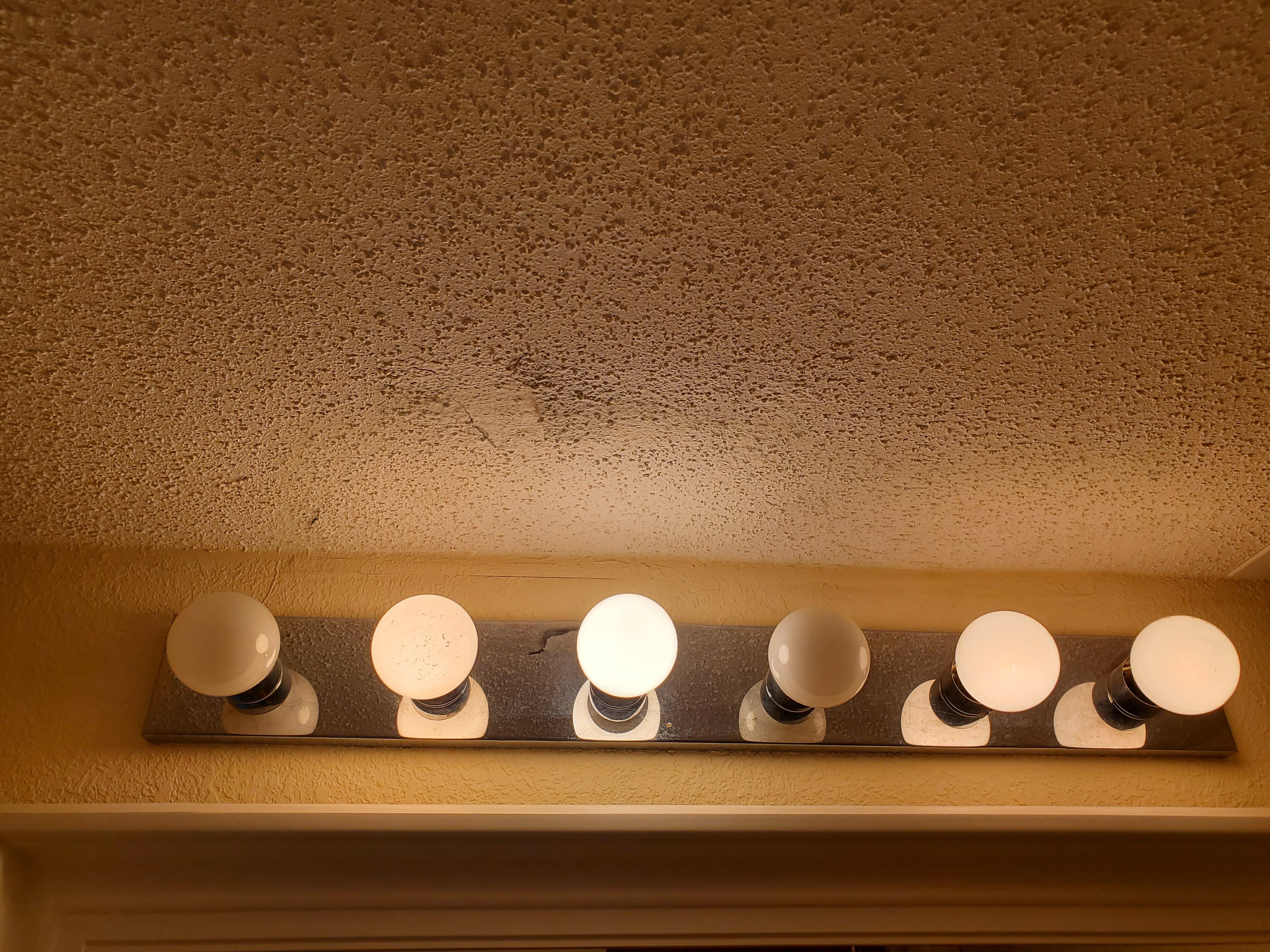 Not working lights in bathroom