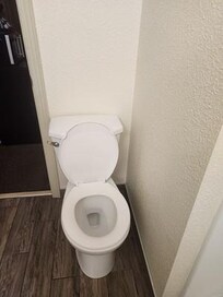 Had to use the toilet side saddle, no more than 3 inches clearance between the wall and the toilet.