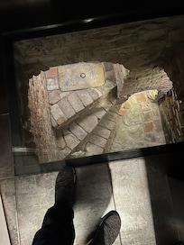 Feature bathroom floor