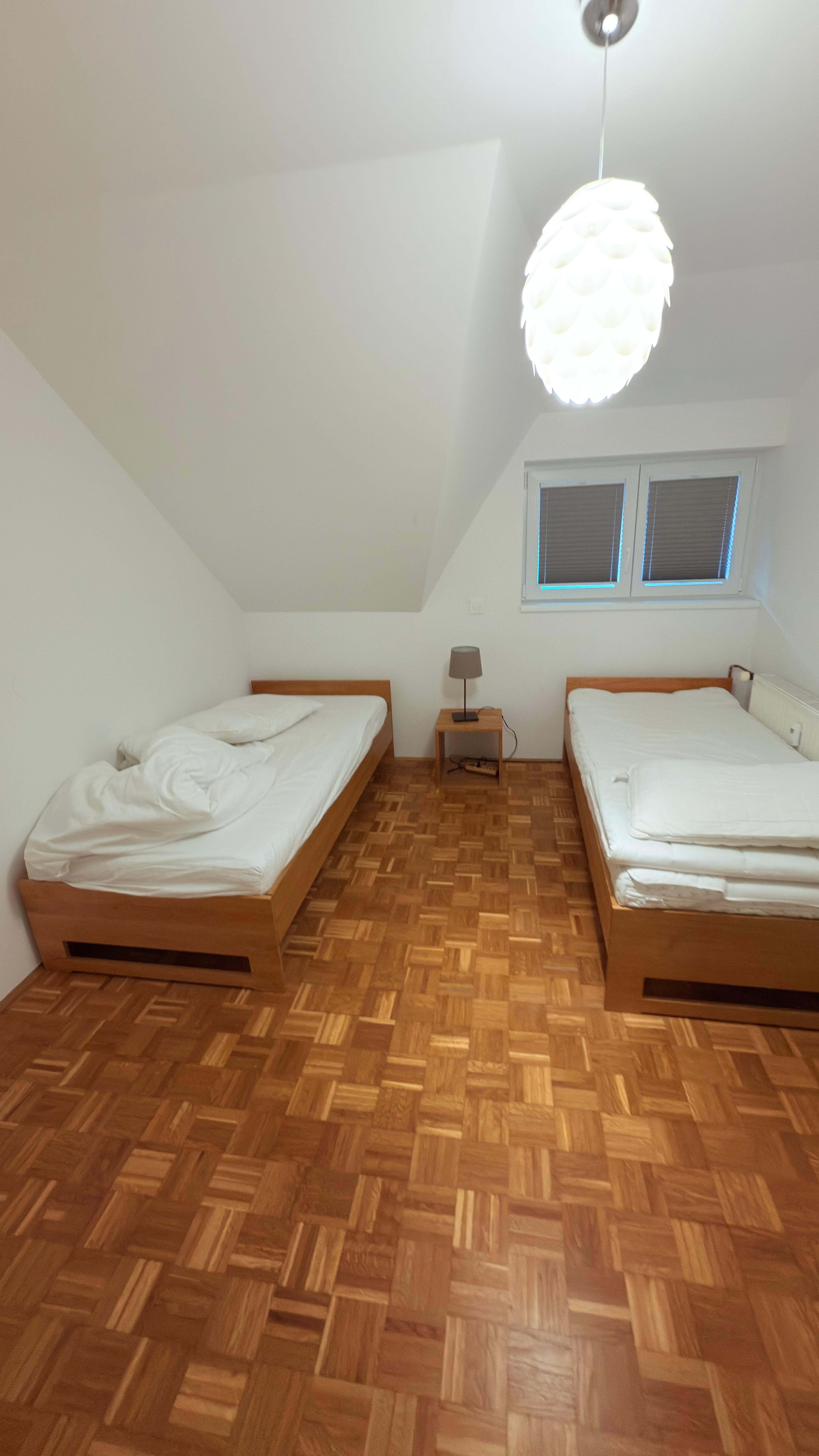 Bedroom with two twin beds