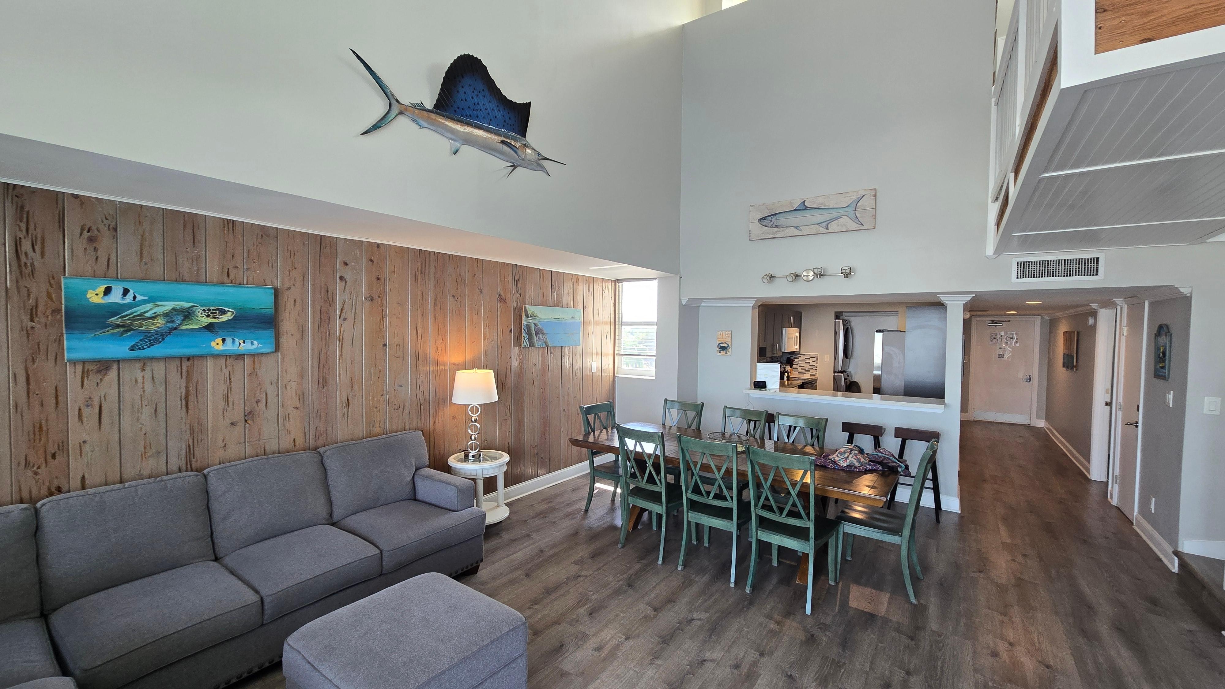 Inside the property