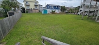 Backyard-Lots of room to play corn hole or put up a volleyball net.
