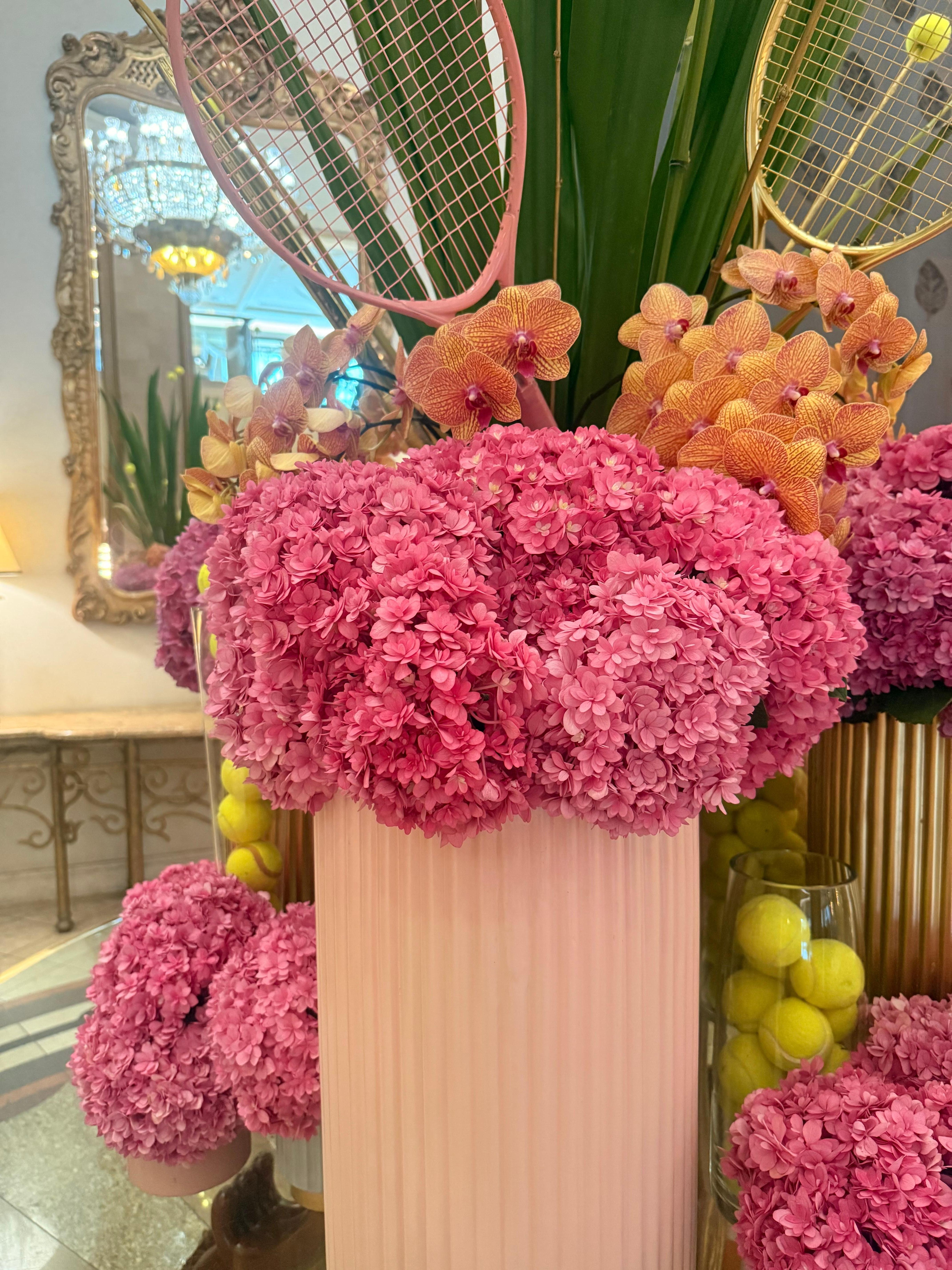 The Langham foyer, ready for the Australian Open
