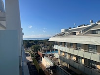 Ausblick vom Zimmer Balkon