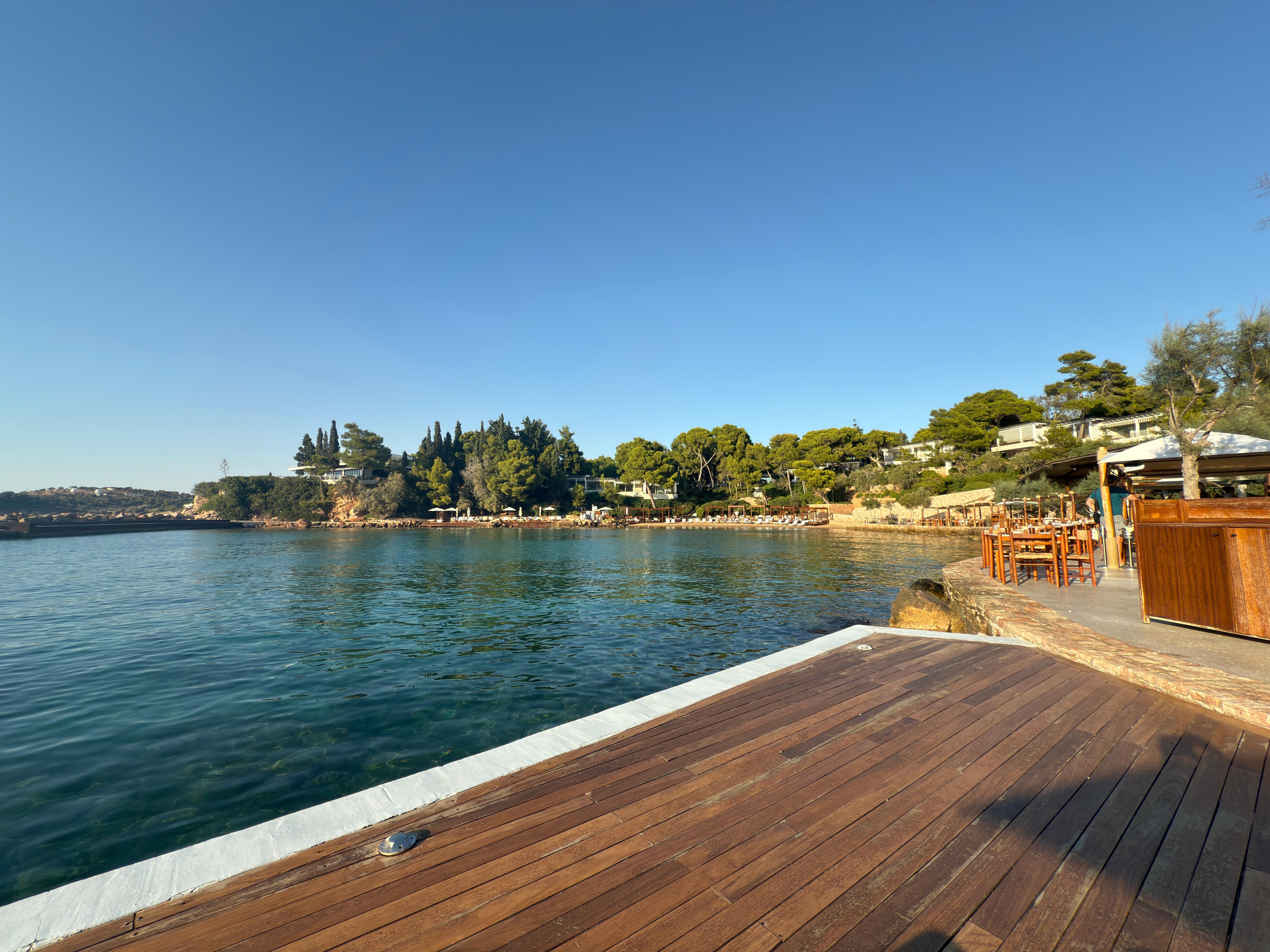 Beach and boardwalk.