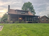 The back of the house