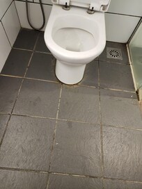 Toilet seat was broken