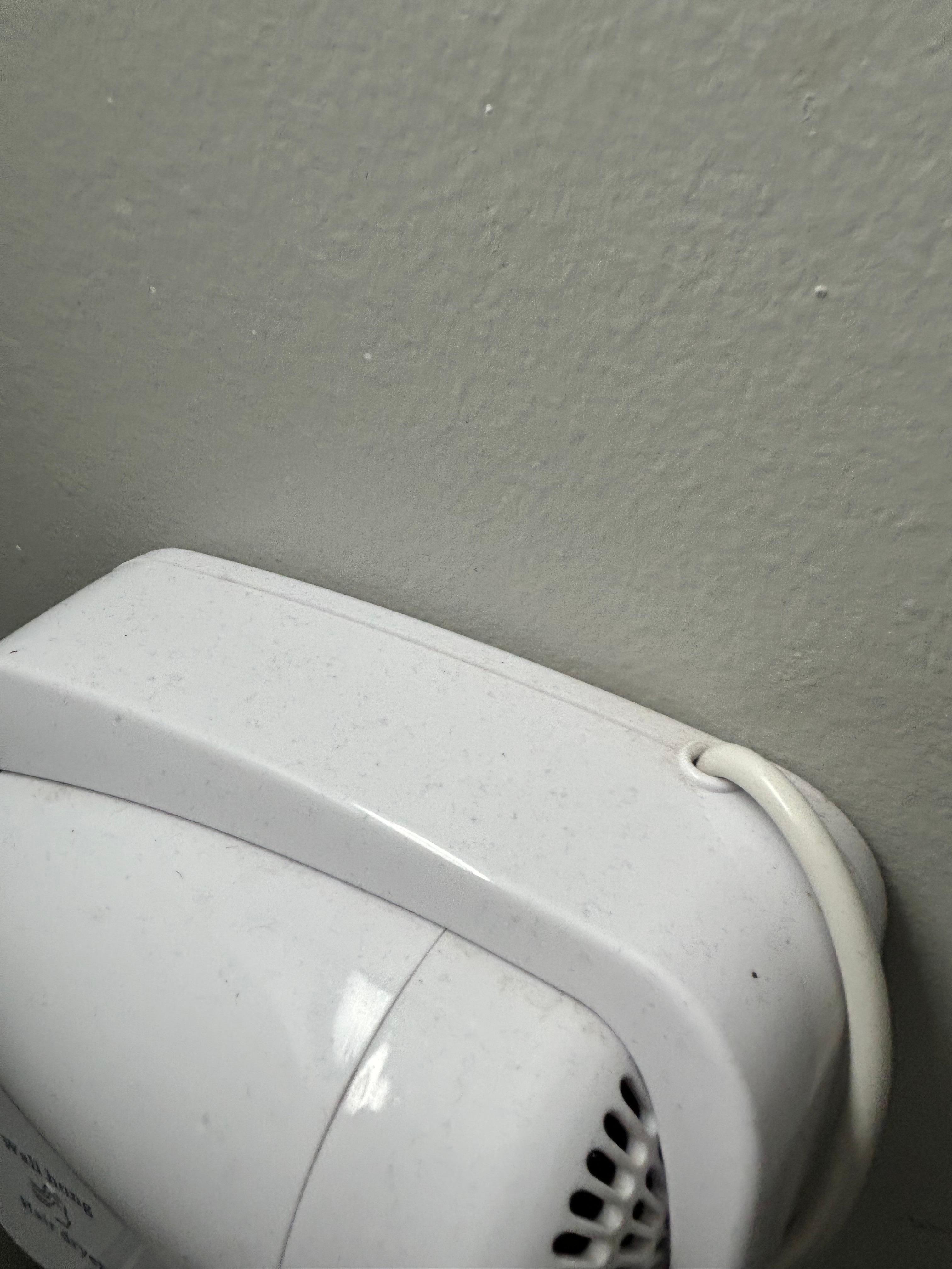 Dust and hair on blow dryers 