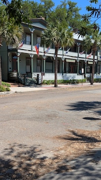 Front of oldest hotel in Fernandina Beach Florida