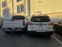 Parking lot is tight