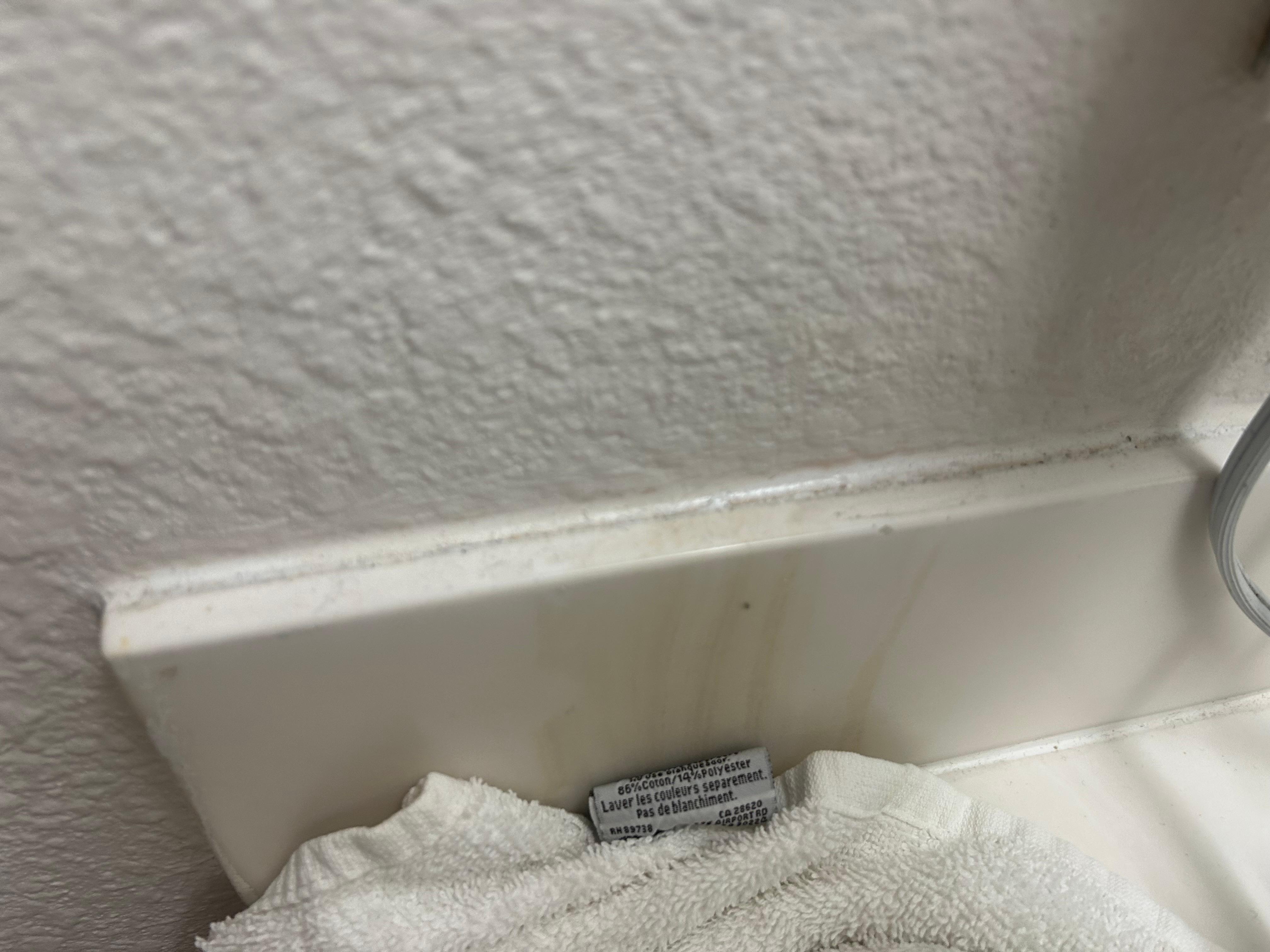 The restroom had meltdown where they don’t clean well