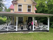 Cocktails on the porch