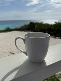 Morning coffee. Can't beat this view.