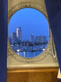 View from portholes