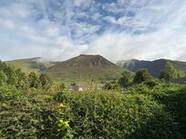 Looking north from car park towards saddleback