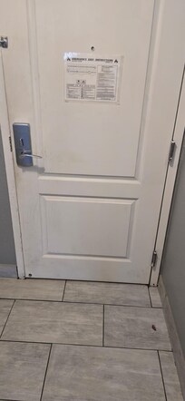 the doors and floors throught the property were sticky and disgusting