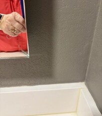 Mirror over sink