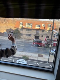 Holiday parade with Santa