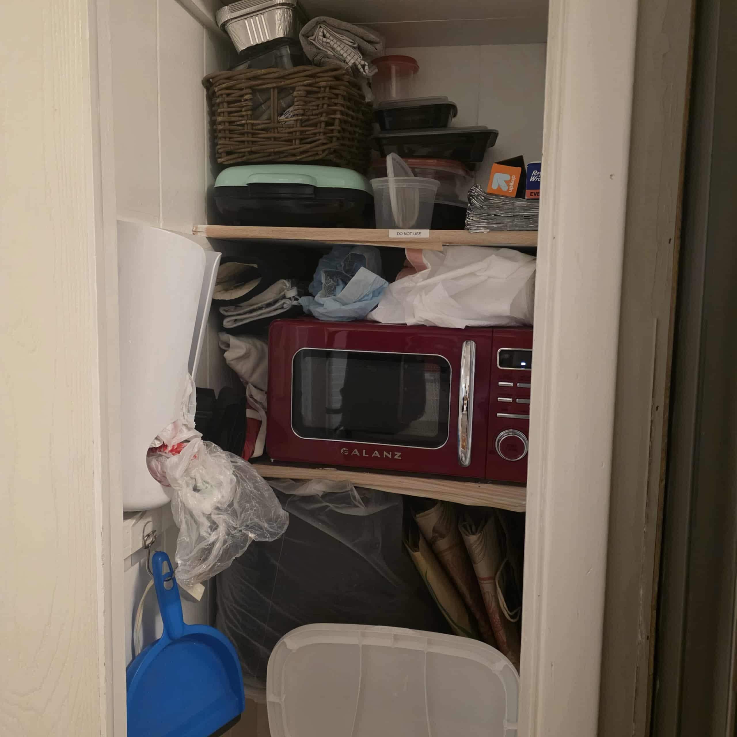 They clearly live here and it's very unorganized. 