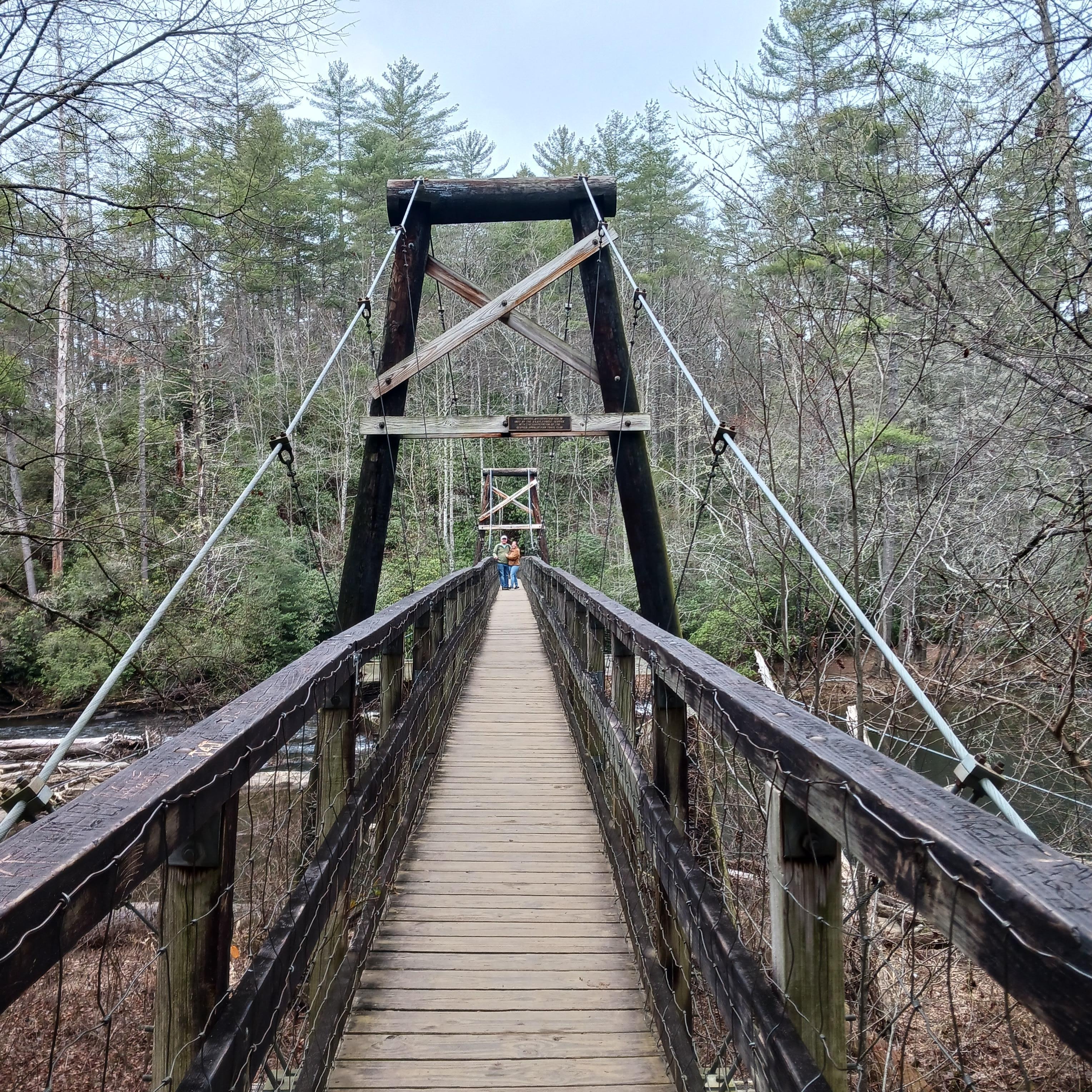 Toccoa suspension bridge