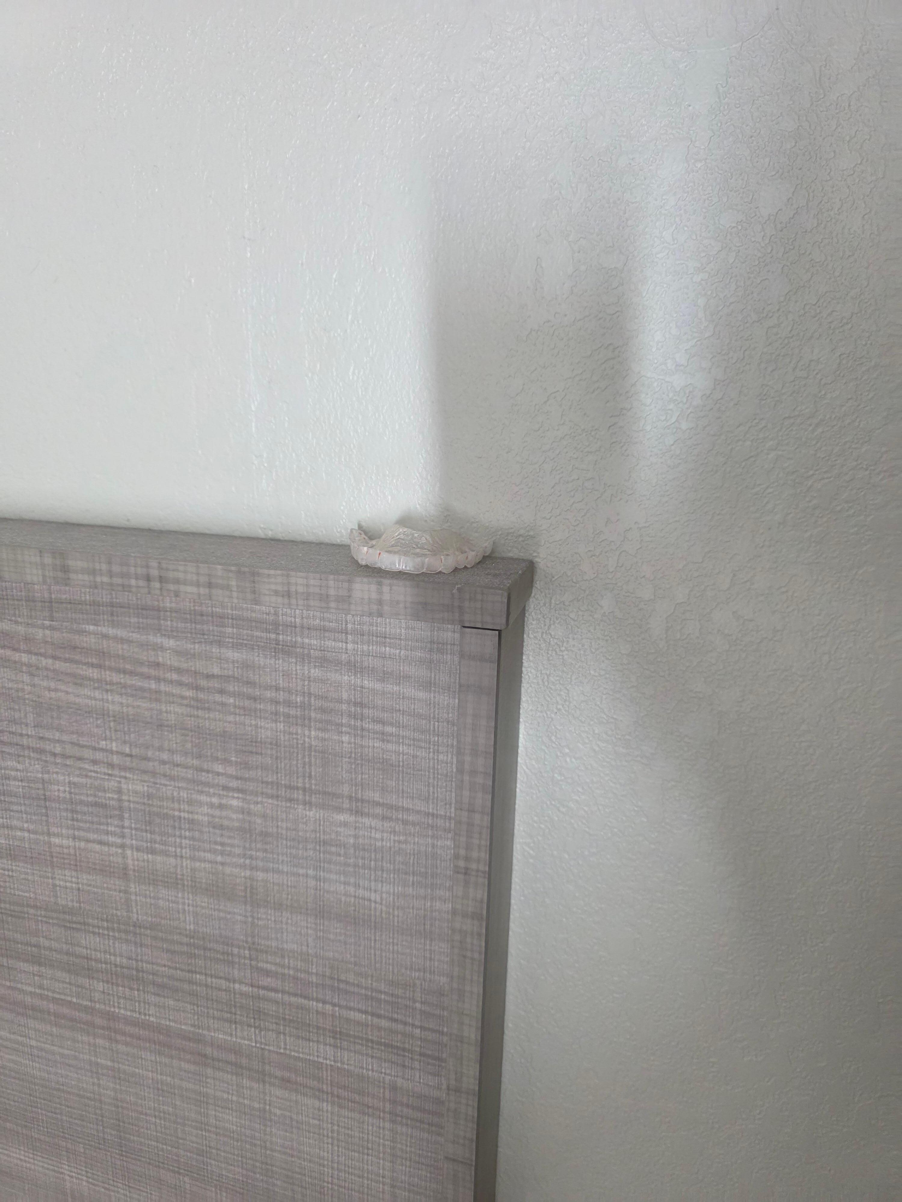 Right in front of your face. How does housekeeping miss this.