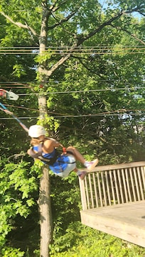 Canopy tours ziplining