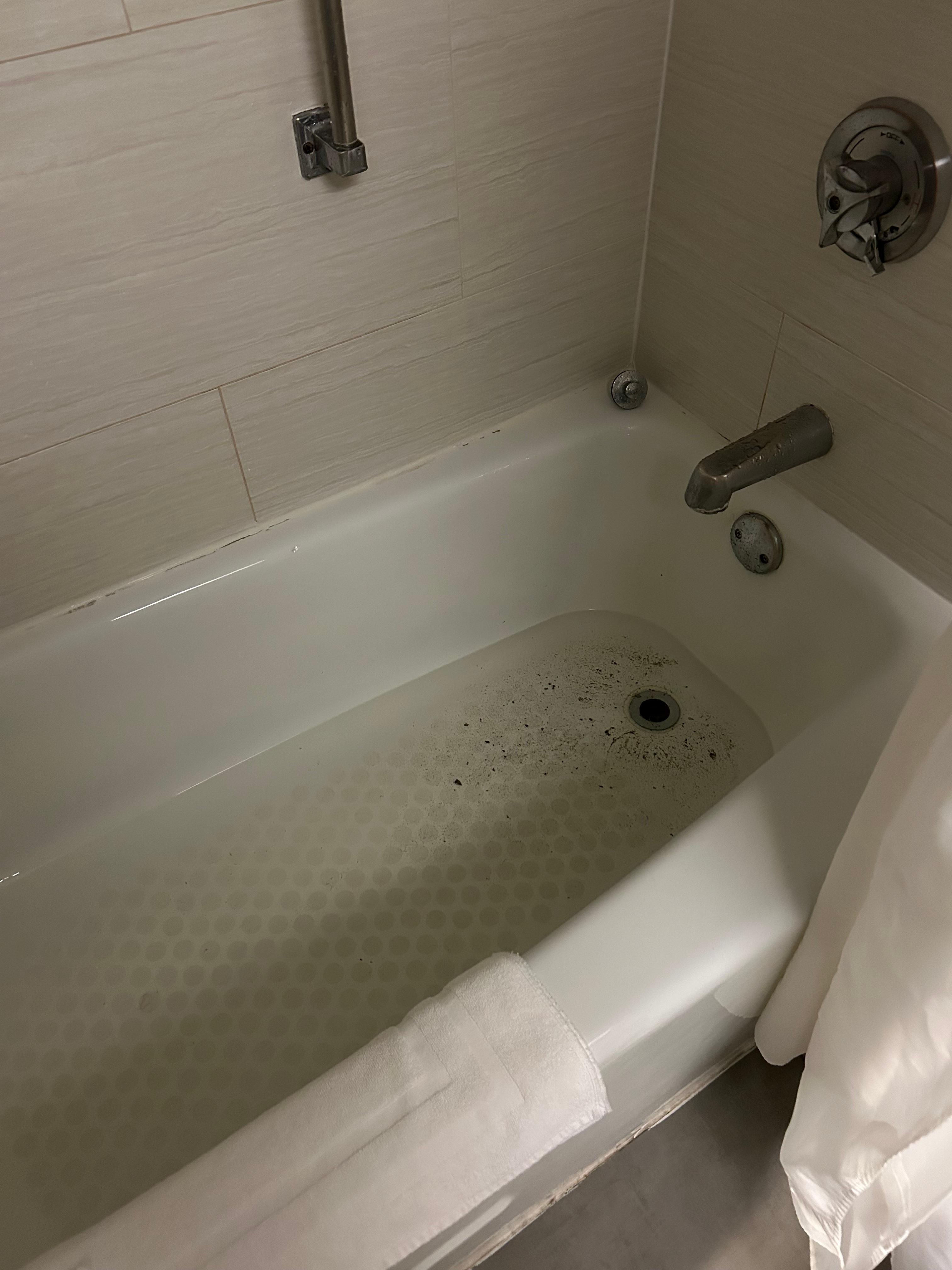 This was the tub when we arrived from enjoying our day out in the city. 