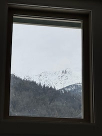 Best thing to open your eyes to in the morning. The view from the king sized loft bed.