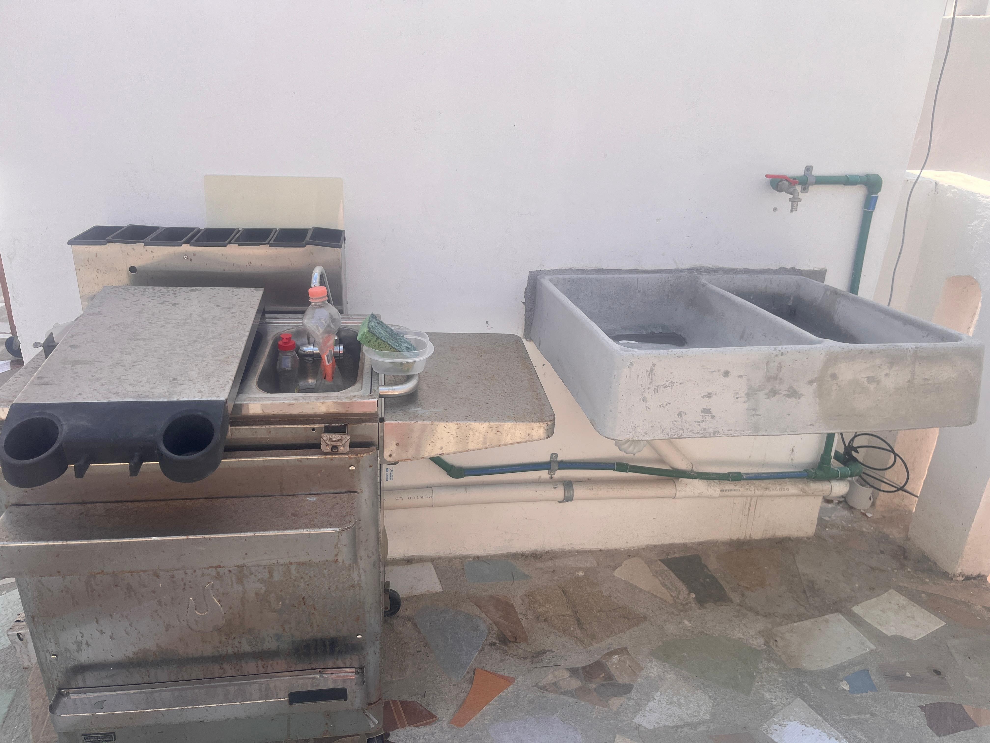 Sink and washing facilities 