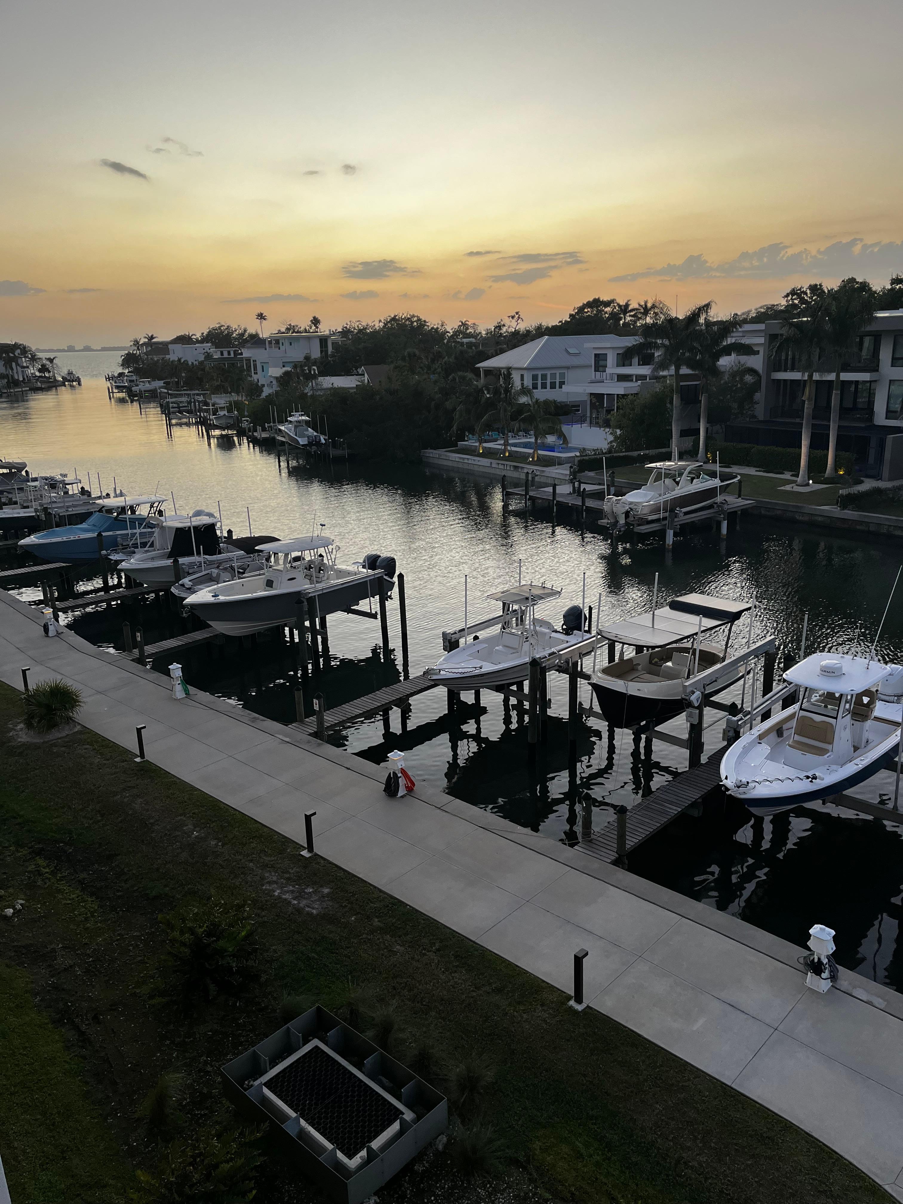 View from balcony.