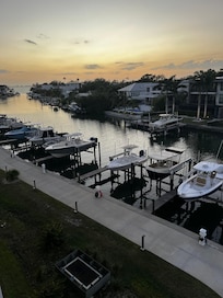 View from balcony.