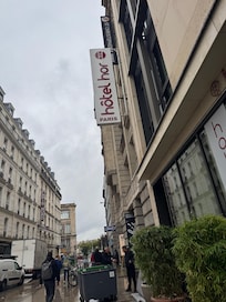 The outside of the hostel