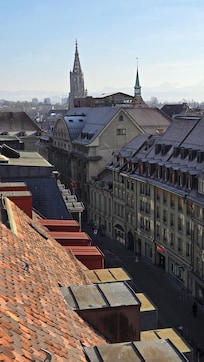 View from roof terrace