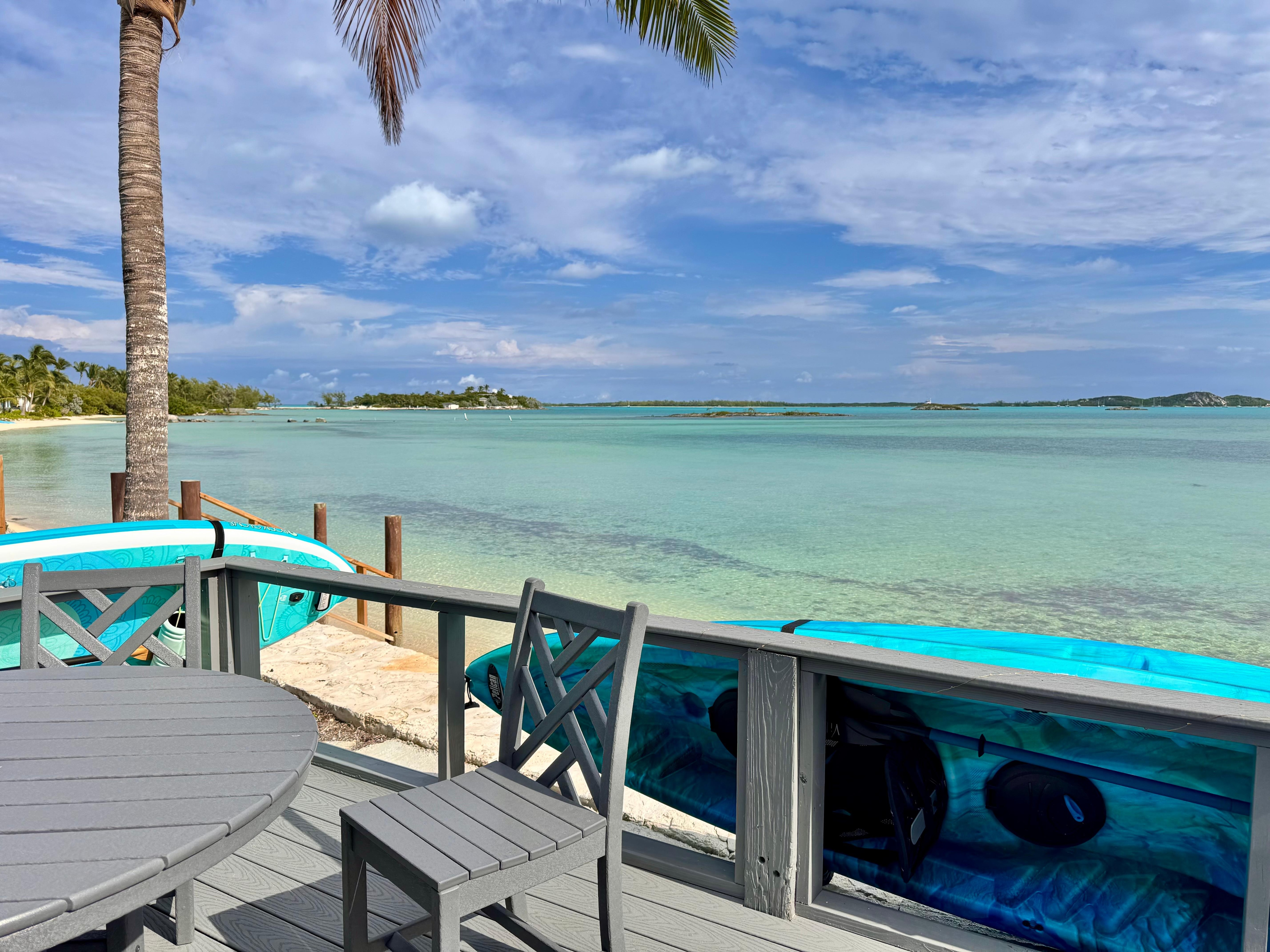 View off oceanfront deck