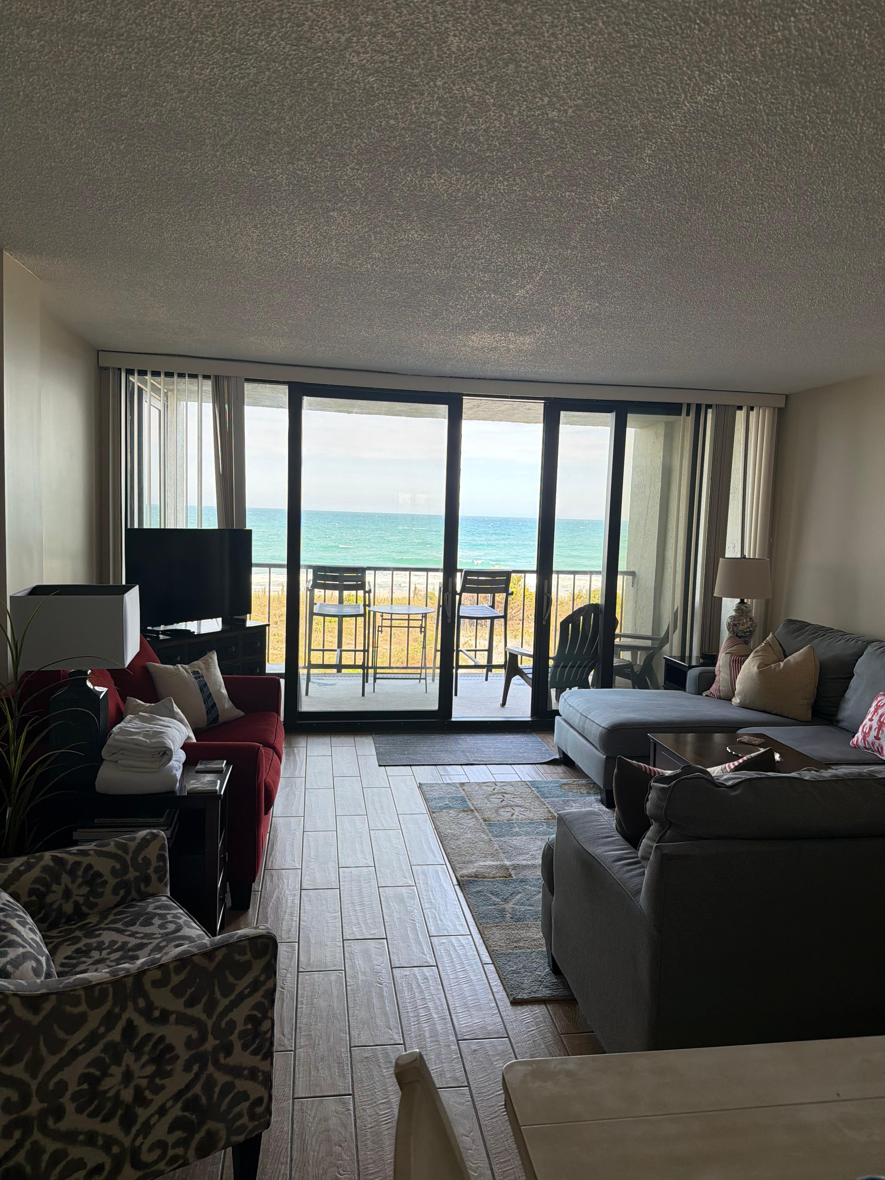 First walking in view