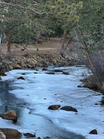 View to the east from the deck.