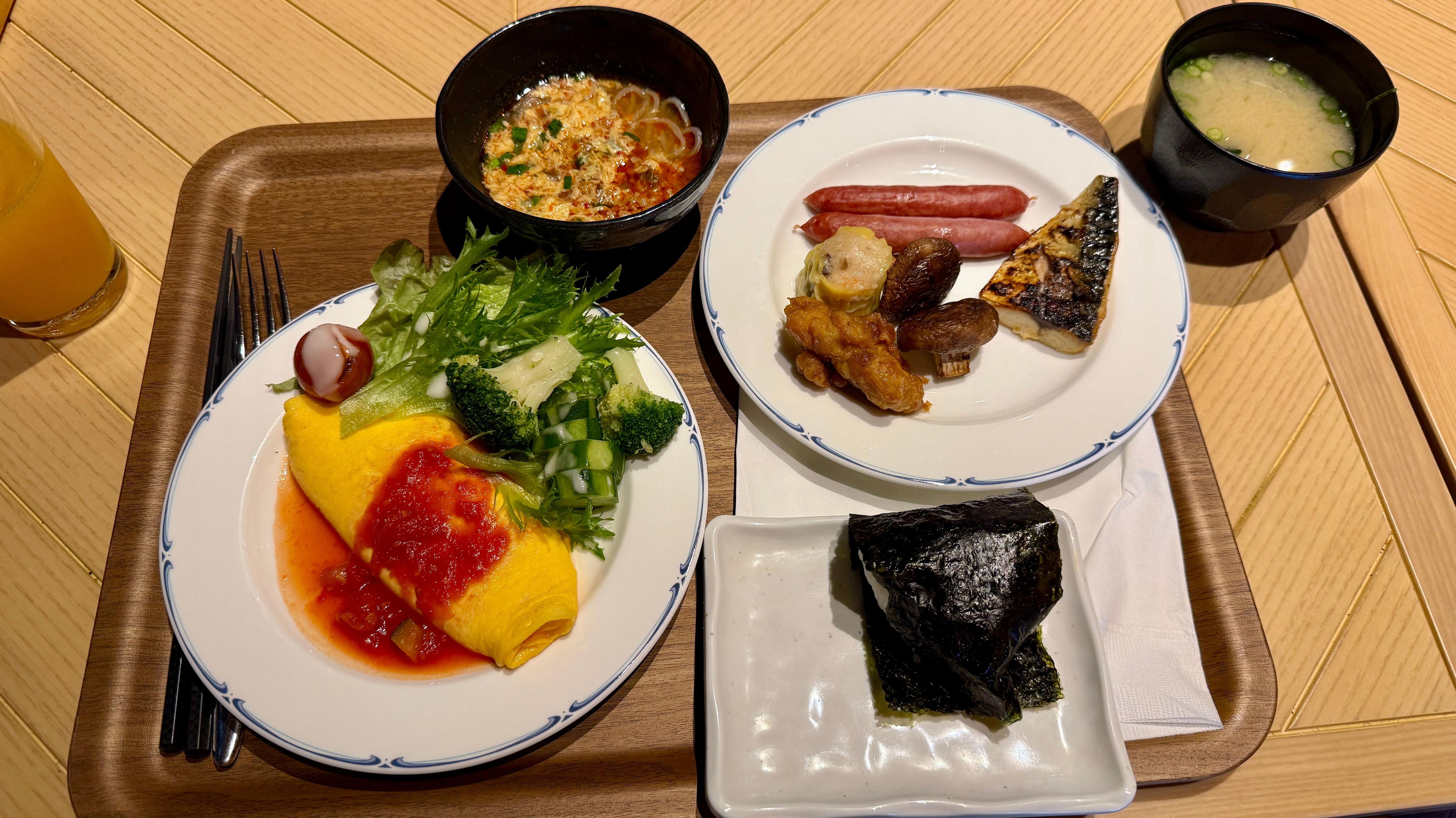 朝食バイキング