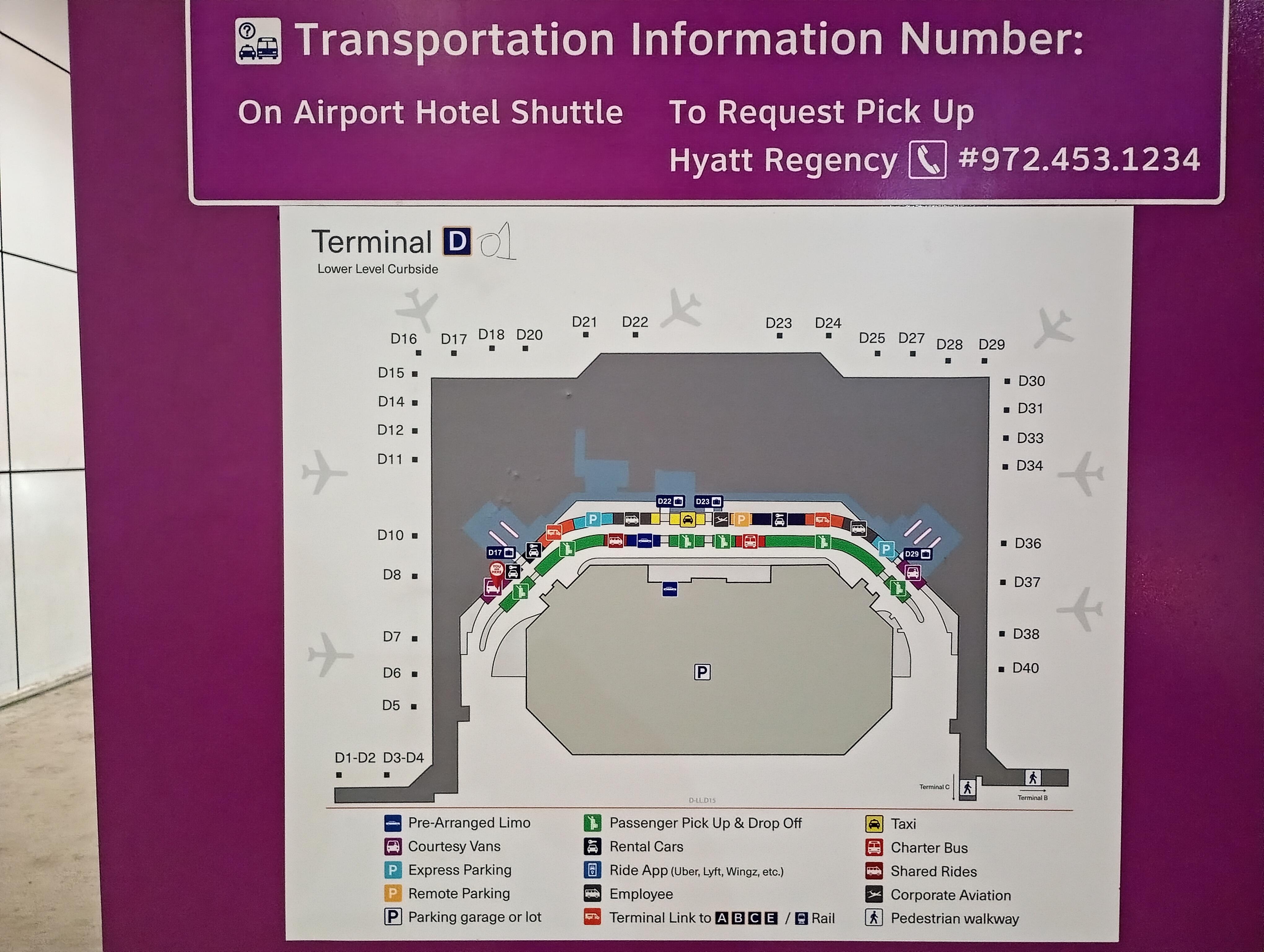 ピックアップポイントの マップ
