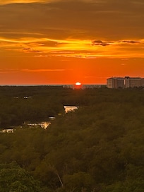 Sunset at Rooftop bar