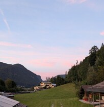 Blick vom Balkon.