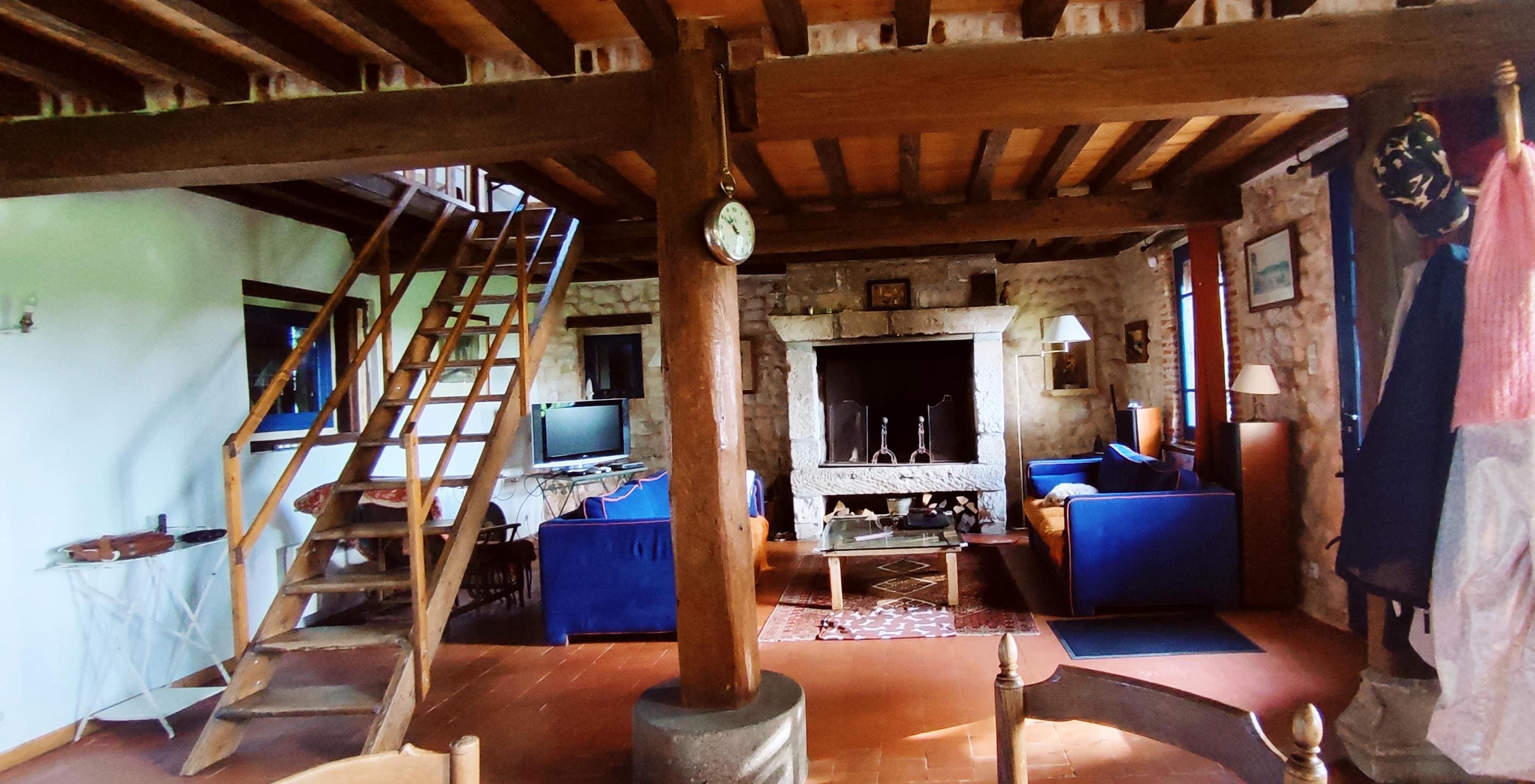 Living met de open haard