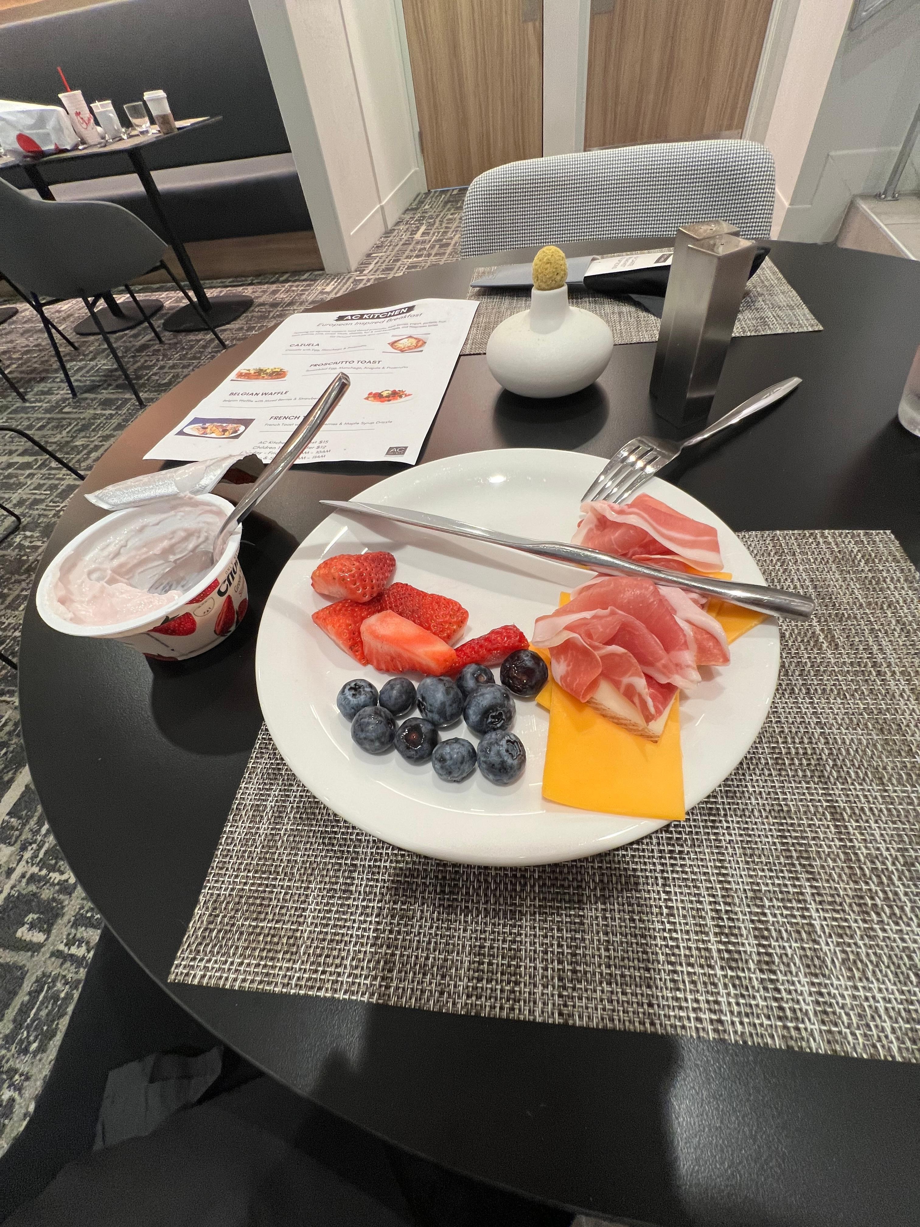 Breakfast selection great