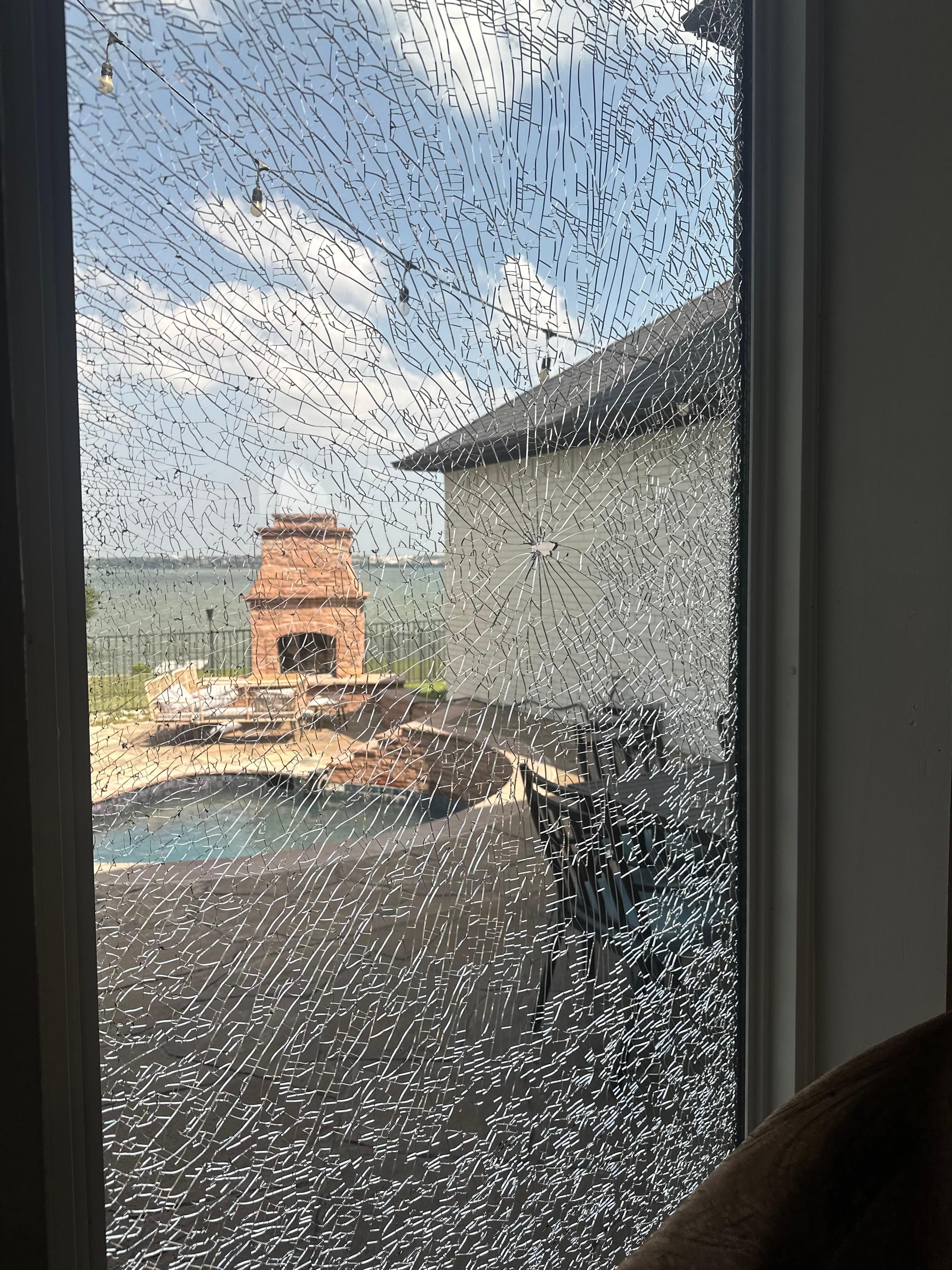 Broken window