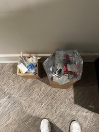 She came in to give us more coffee while we were gone but never made the bed or took the garbage out