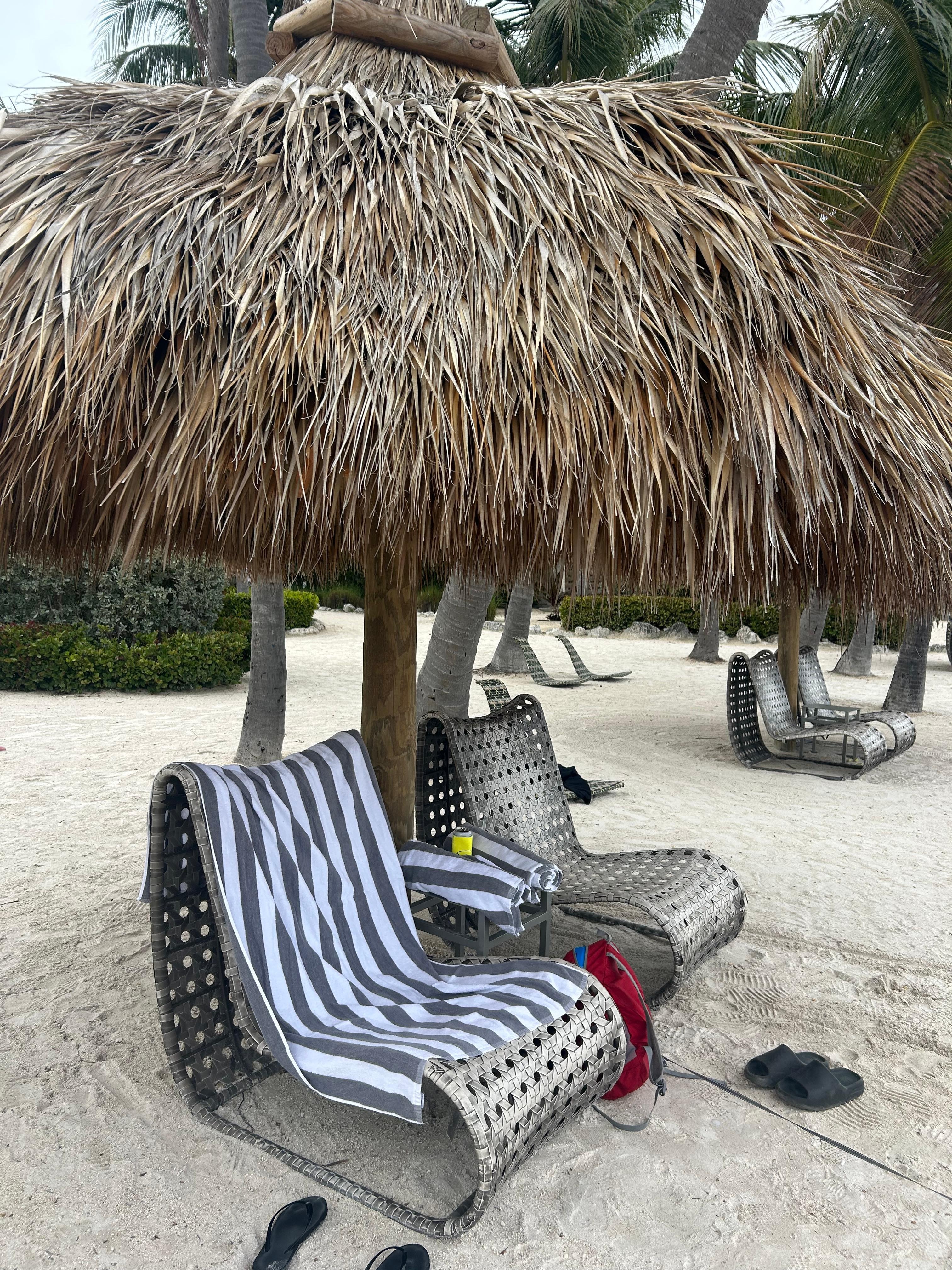 Great place to sit, relax and look out to the gorgeous water. 