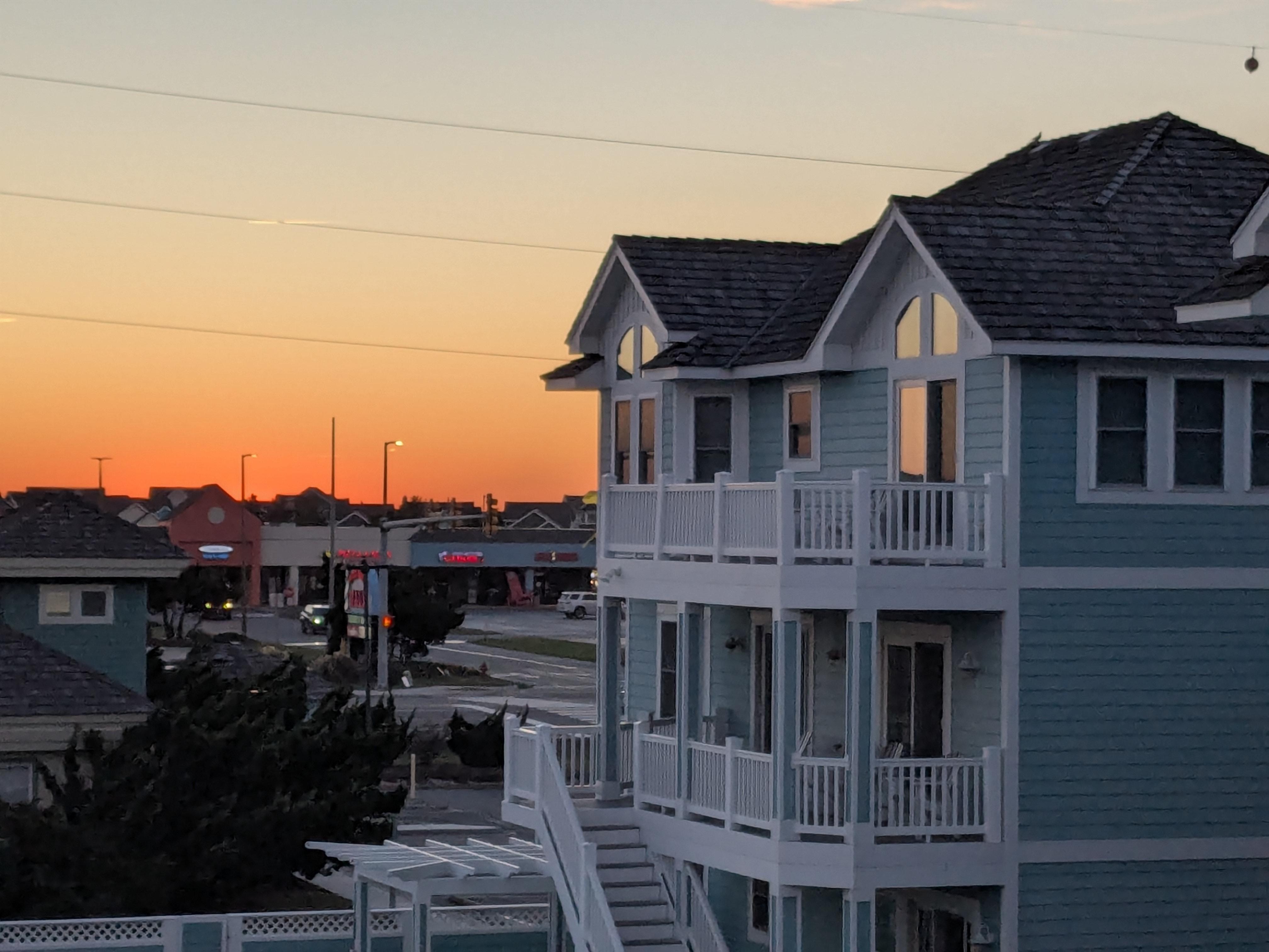 Sunsets and sunrises