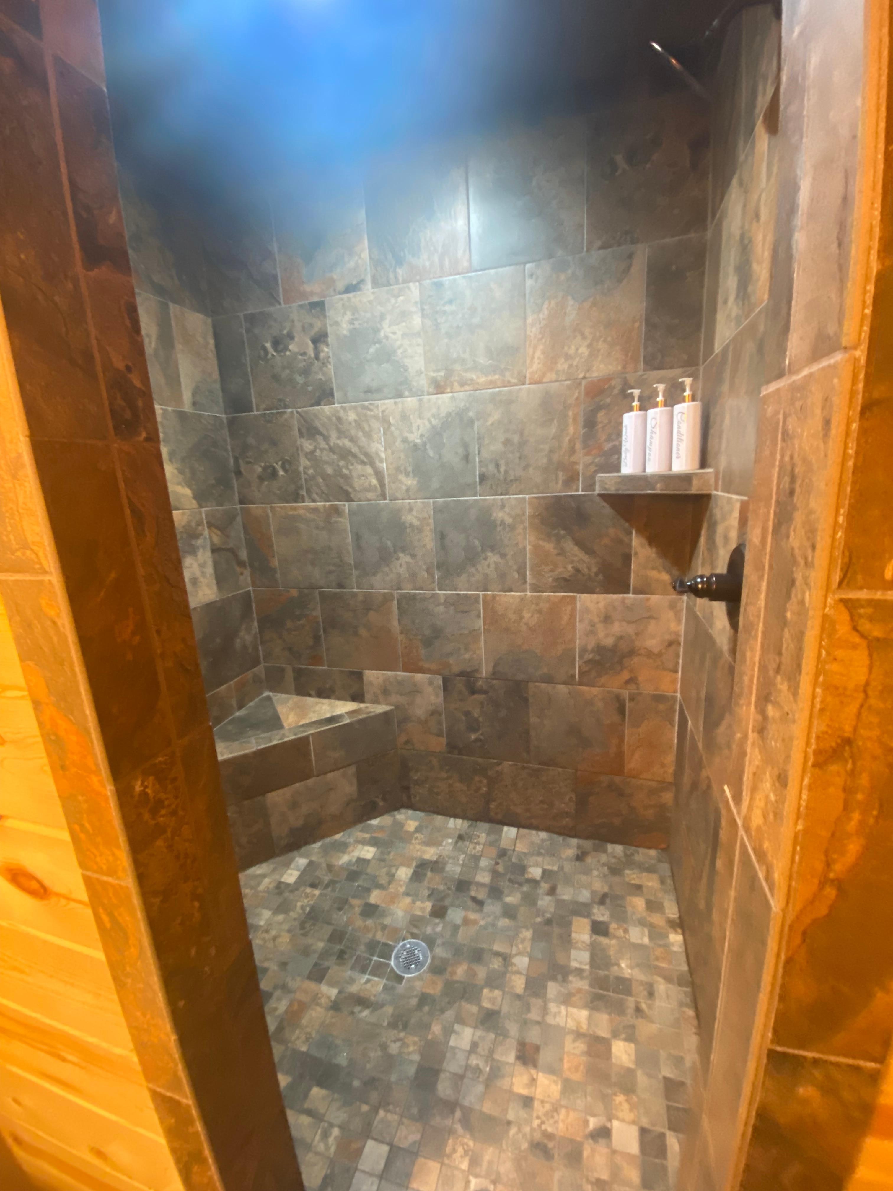 Awesome master bath shower