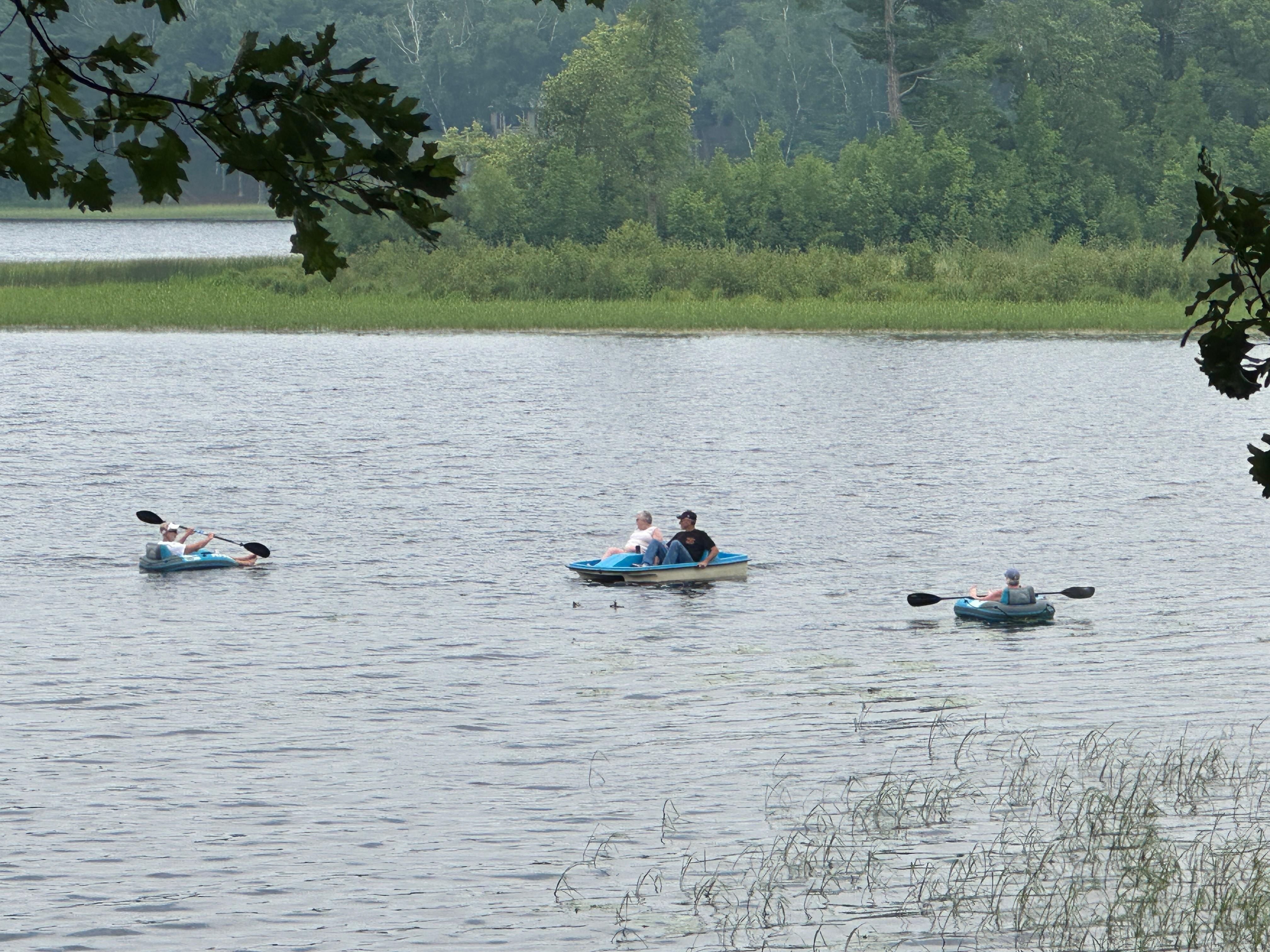 Paddle boat adventure!